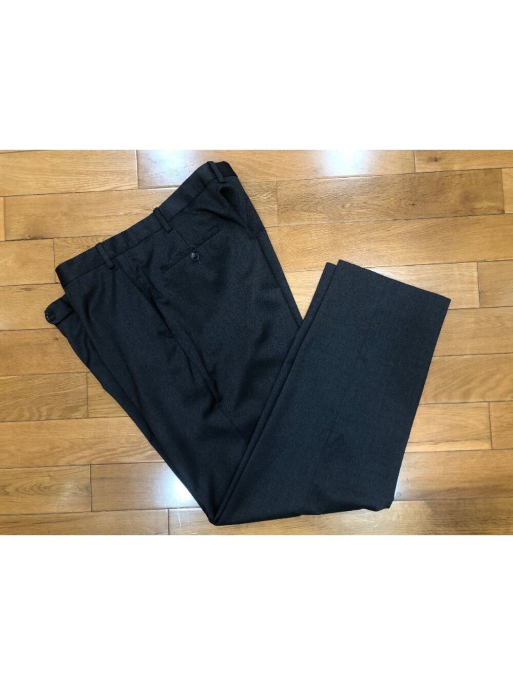 Peter Millar Grey Flat Front Stretch Wool Dress Pants Slacks Men's 38R x 29